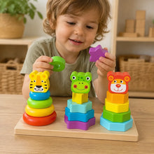 Animal Wooden Stacker-Animal Wooden Stacker