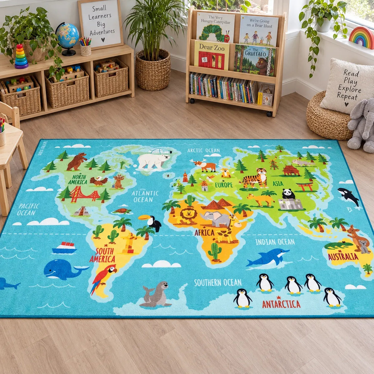 Animals and Places of the World Carpet lifestyle image 2 of 8