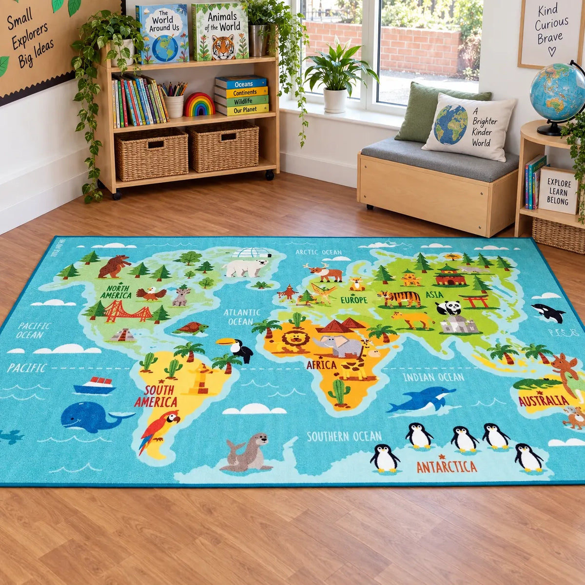 Animals and Places of the World Carpet lifestyle image 3 of 8