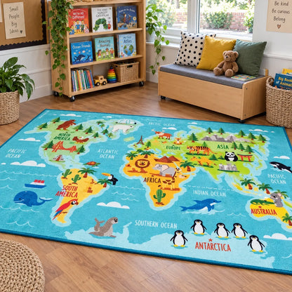 Animals and Places of the World Carpet lifestyle image 4 of 8