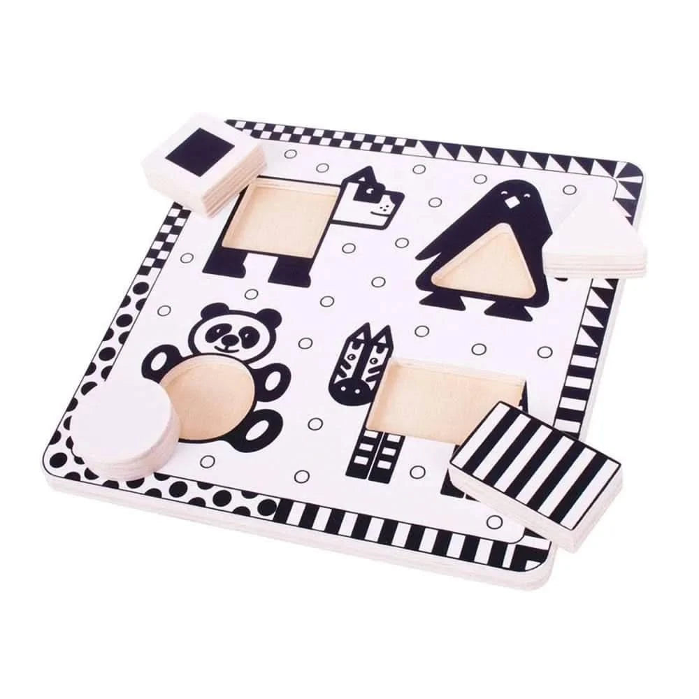 Animals Black and White Puzzle-Animals Black and White Puzzle