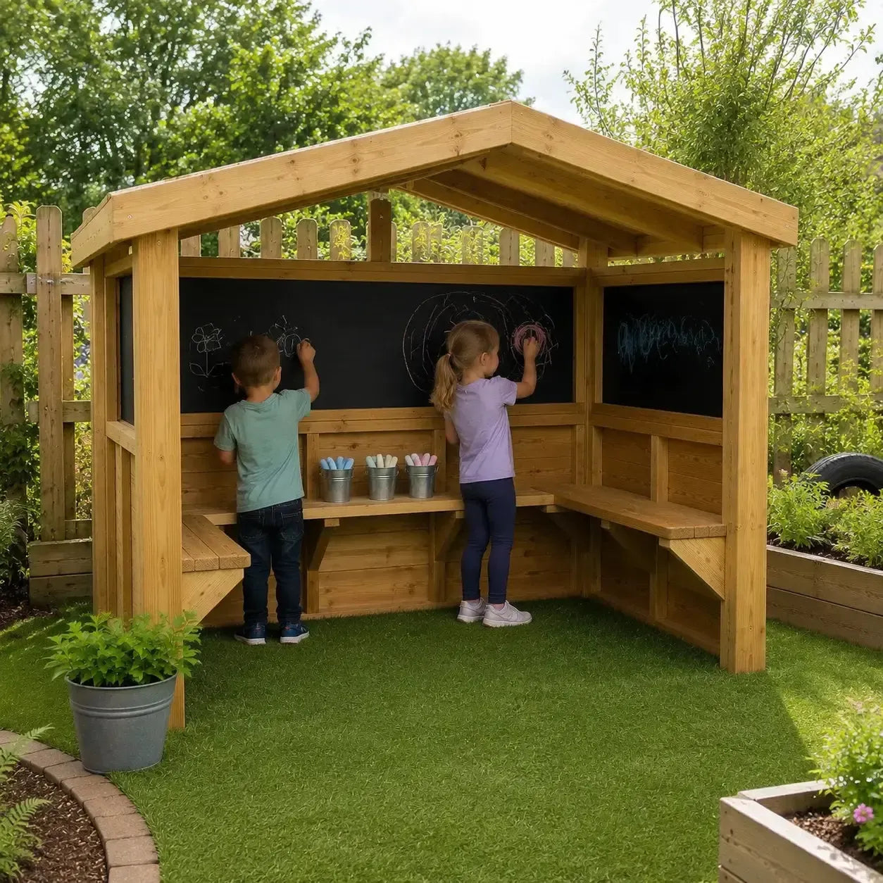 Artmark House outdoor nursery lifestyle scene 2