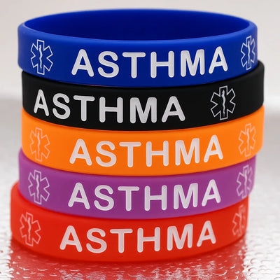 Asthma Asthmatic Medical Alert Bracelet-Asthma Asthmatic Medical Alert Bracelet