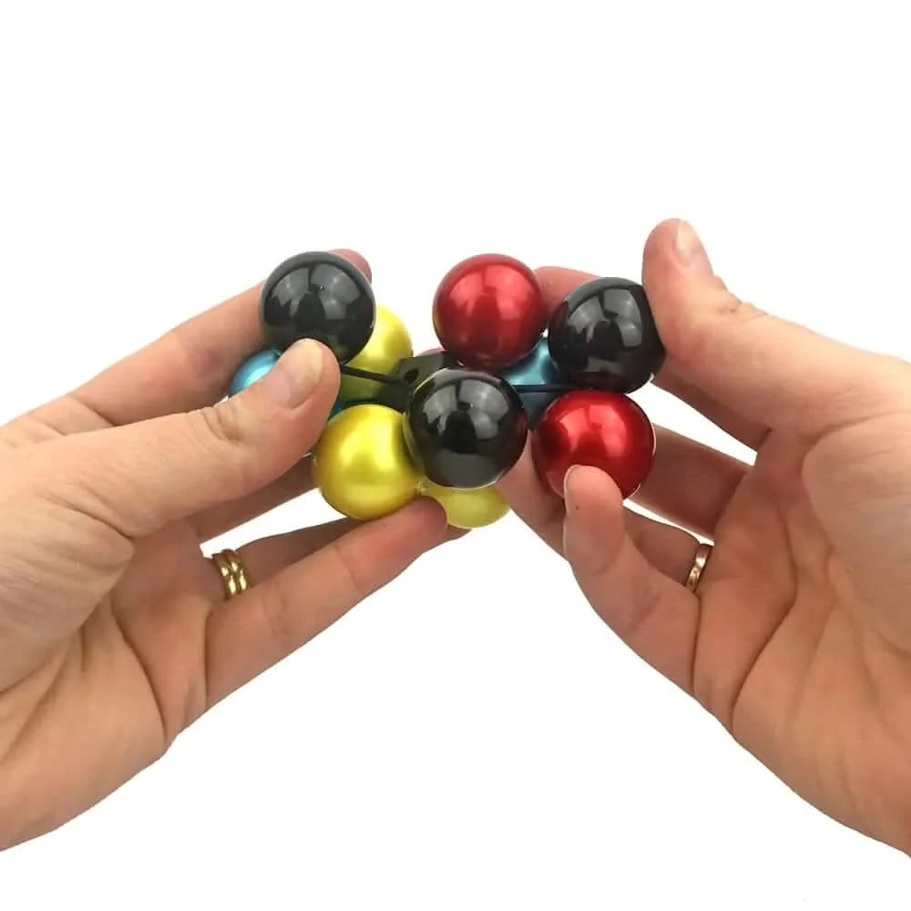 Atomic Fidget Ball Metallic-Atomic Fidget Ball Metallic