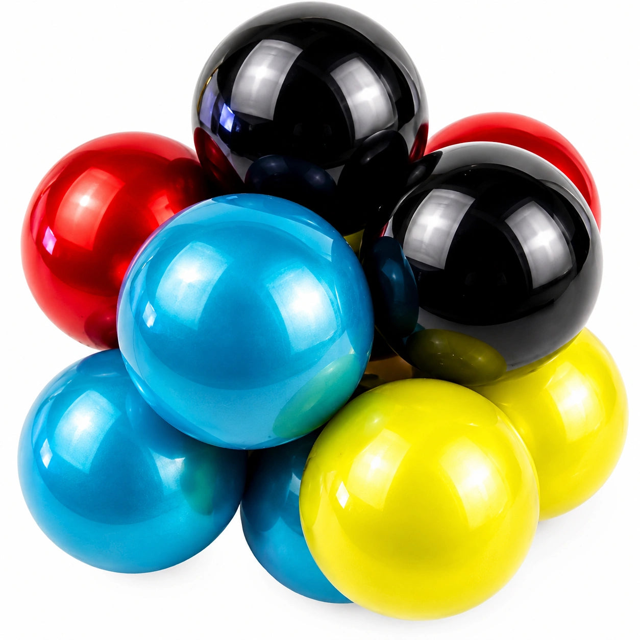 Atomic Fidget Ball Metallic-Atomic Fidget Ball Metallic