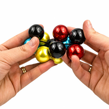 Atomic Fidget Ball Metallic-Atomic Fidget Ball Metallic