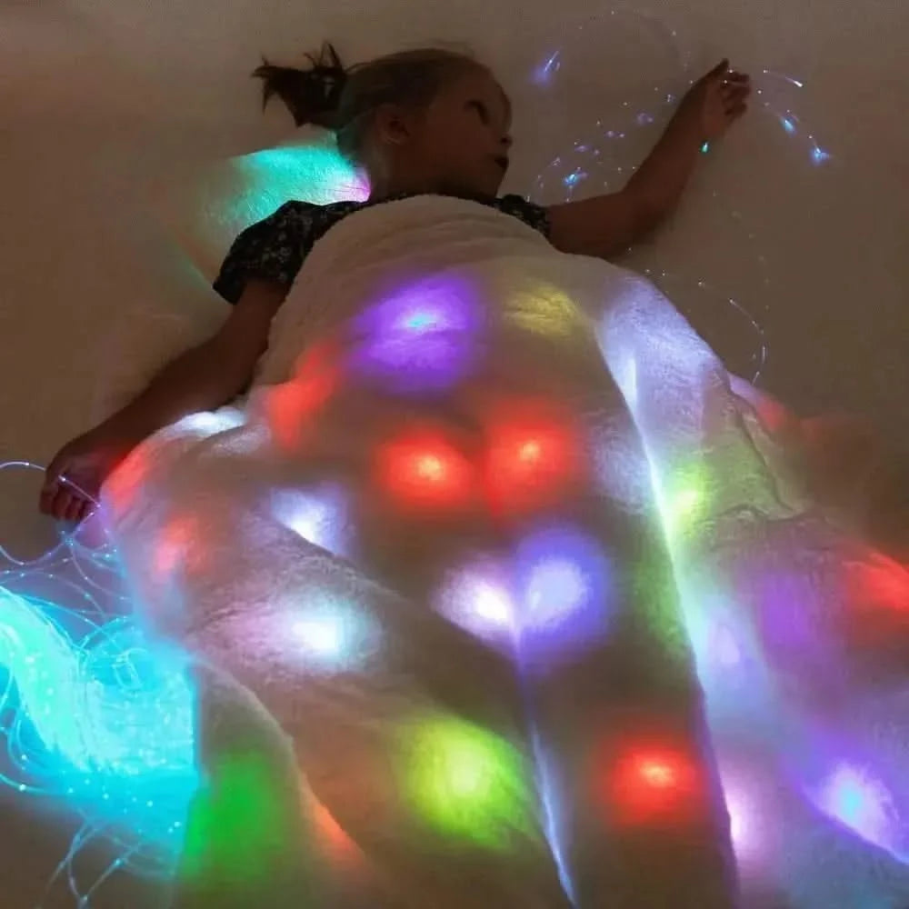 Aurora Moonlight Sensory Blanket-Aurora Moonlight Sensory Blanket