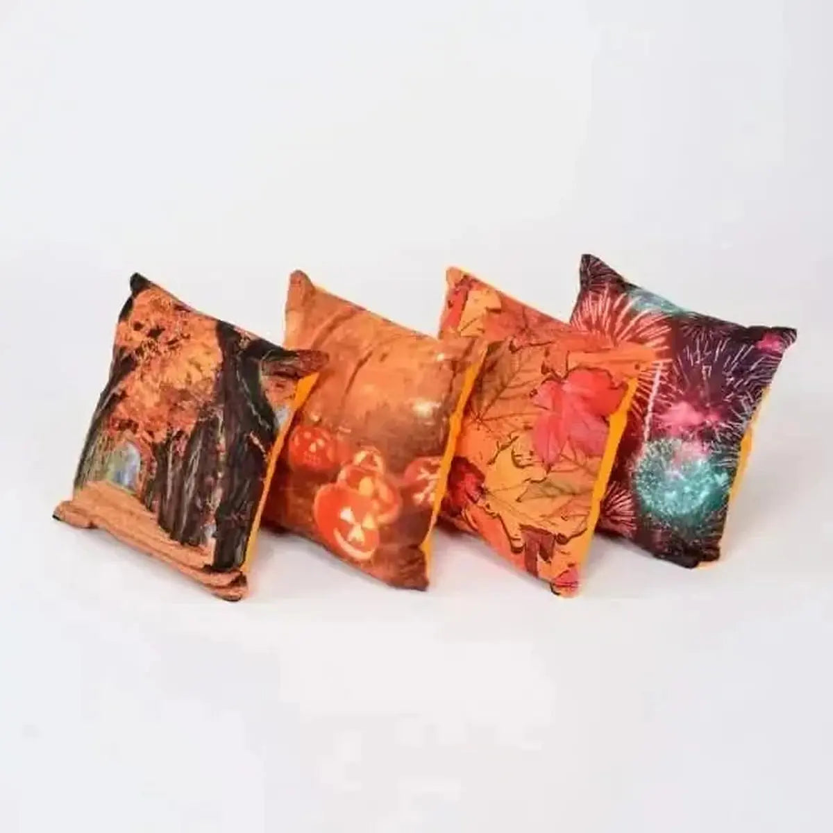 Autumn Scatter Cushions Set Of 4-Autumn Scatter Cushions Set Of 4