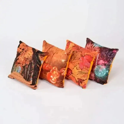 Autumn Scatter Cushions Set Of 4-Autumn Scatter Cushions Set Of 4