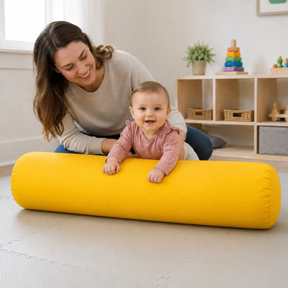 Baby Care Bolster in a naturally lit supervised early-years baby play setting
