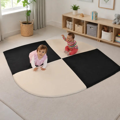 Baby Care Corner Mat in a naturally lit supervised early-years baby setting