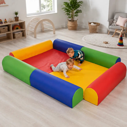 Baby Care Double Enclosure in a naturally lit supervised early-years baby setting