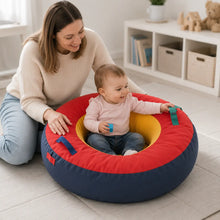 Baby Care Support Ring in a naturally lit supervised early-years baby setting