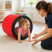 Baby Moves Hollow Tunnel in a naturally lit supervised early-years nursery play setting