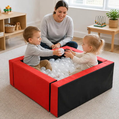 Baby Moves Neuro Ball Pool in a naturally lit supervised early-years sensory play setting