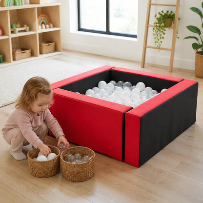 Baby Moves Neuro Ball Pool in a naturally lit supervised early-years sensory play setting