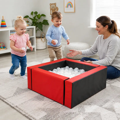 Baby Moves Neuro Ball Pool in a naturally lit supervised early-years sensory play setting