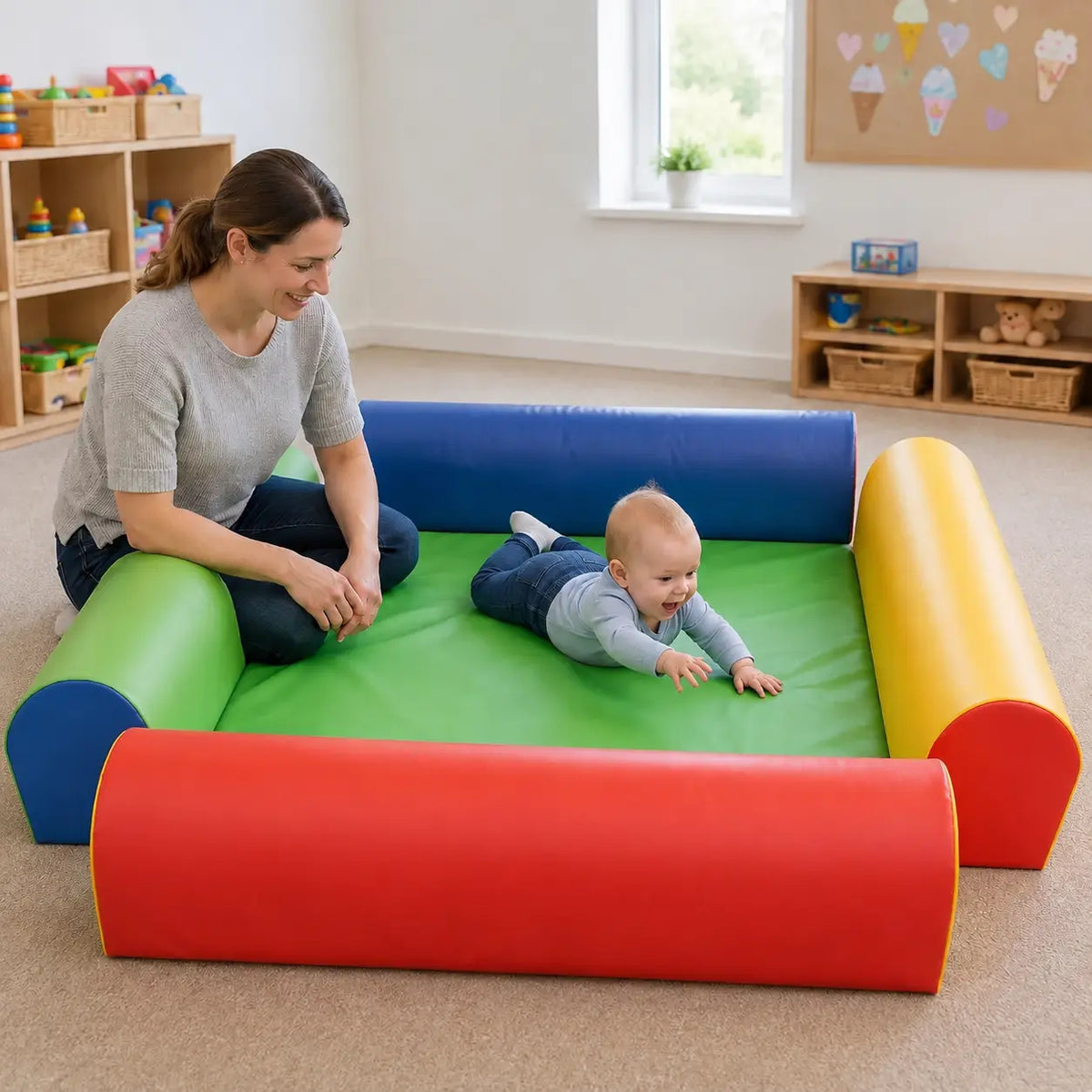 Baby Toddler Enclosure clean accessory-free nursery lifestyle 4