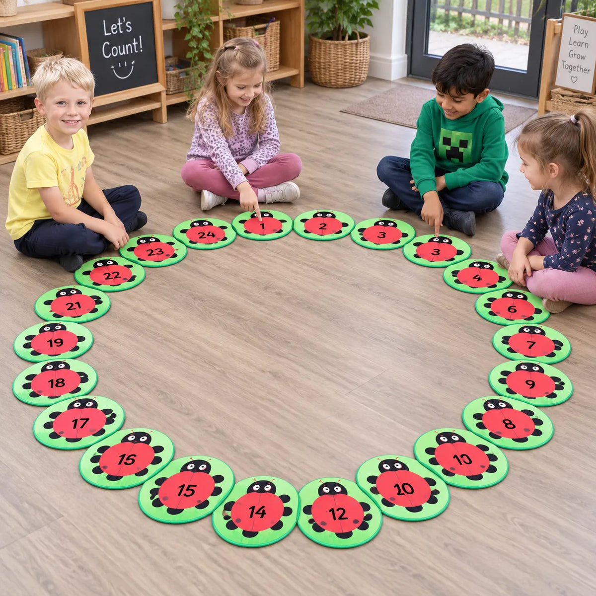 Back to Nature Counting Ladybird Mini Carpets lifestyle image 6 of 8