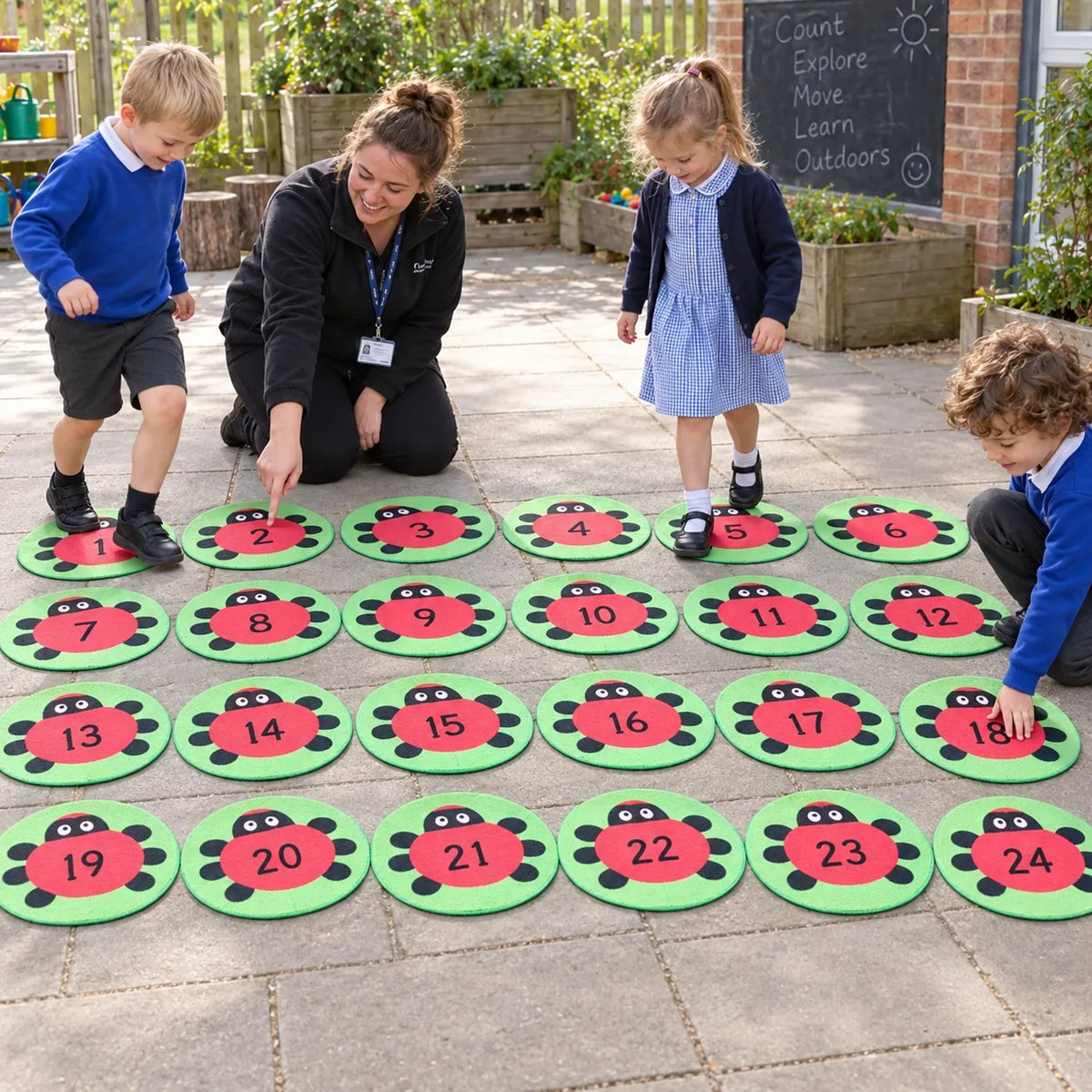 Back to Nature Counting Ladybird Mini Carpets lifestyle image 8 of 8