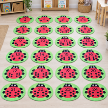 Back to Nature Counting Ladybird Mini Carpets lifestyle image 1 of 8