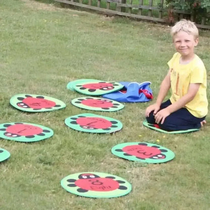 Back to Nature Counting Ladybird Indoor Outdoor Mini Carpets-Back to Nature Counting Ladybird Indoor Outdoor Mini Carpets