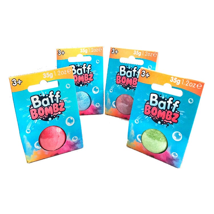 Baff Bombz 1 Pack, Zimpli Kids are the innovative creators behind the most unique children’s toy products on the market! We strive to create fun ‘just add water’ products to enhance both children’s and parent’s experiences of bath time and sensory play time. The amazing textures, colours, sounds and scents of our products make them perfect for multi-sensory and messy play at home or in educational settings. We have been working hard on reducing our environmental impact, and we are proud to now offer an ecof