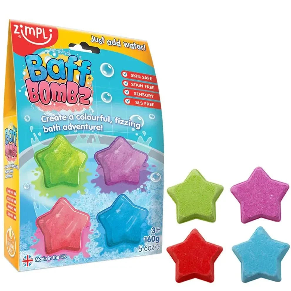 Baff Bombz 4 Pack Stars-Baff Bombz 4 Pack Stars