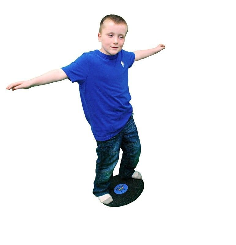 Balance Wobble Board, Discover the magic of balance and coordination with our Balance Wobble Board, designed specifically for older children and teens seeking a stimulating challenge. The balance board's surface is adorned with raised circles, ensuring a slip-resistant experience that prioritizes your child's safety. Research has consistently shown the transformative effects of balance exercises, especially for children grappling with coordination issues. Regular use of our wobble board can lead to marked i