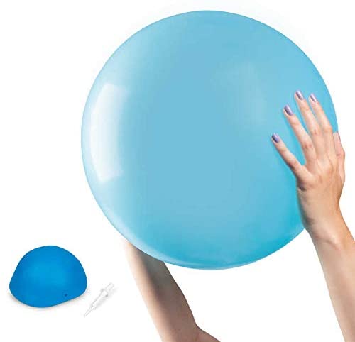 Balloon Ball, The Inflatable Balloon-like Ball offers a unique twist on traditional balloons and balls, providing a novel play experience. Here's what makes this toy stand out: Dual Nature: It's both a balloon and a ball, offering the lightness of a balloon with the bounce of a ball, adding an extra layer of fun to the playtime. Easy to Inflate: Simply insert the straw into the base and blow to inflate it to your desired size. No pumps or special equipment needed. Reusable: Unlike regular balloons that ofte
