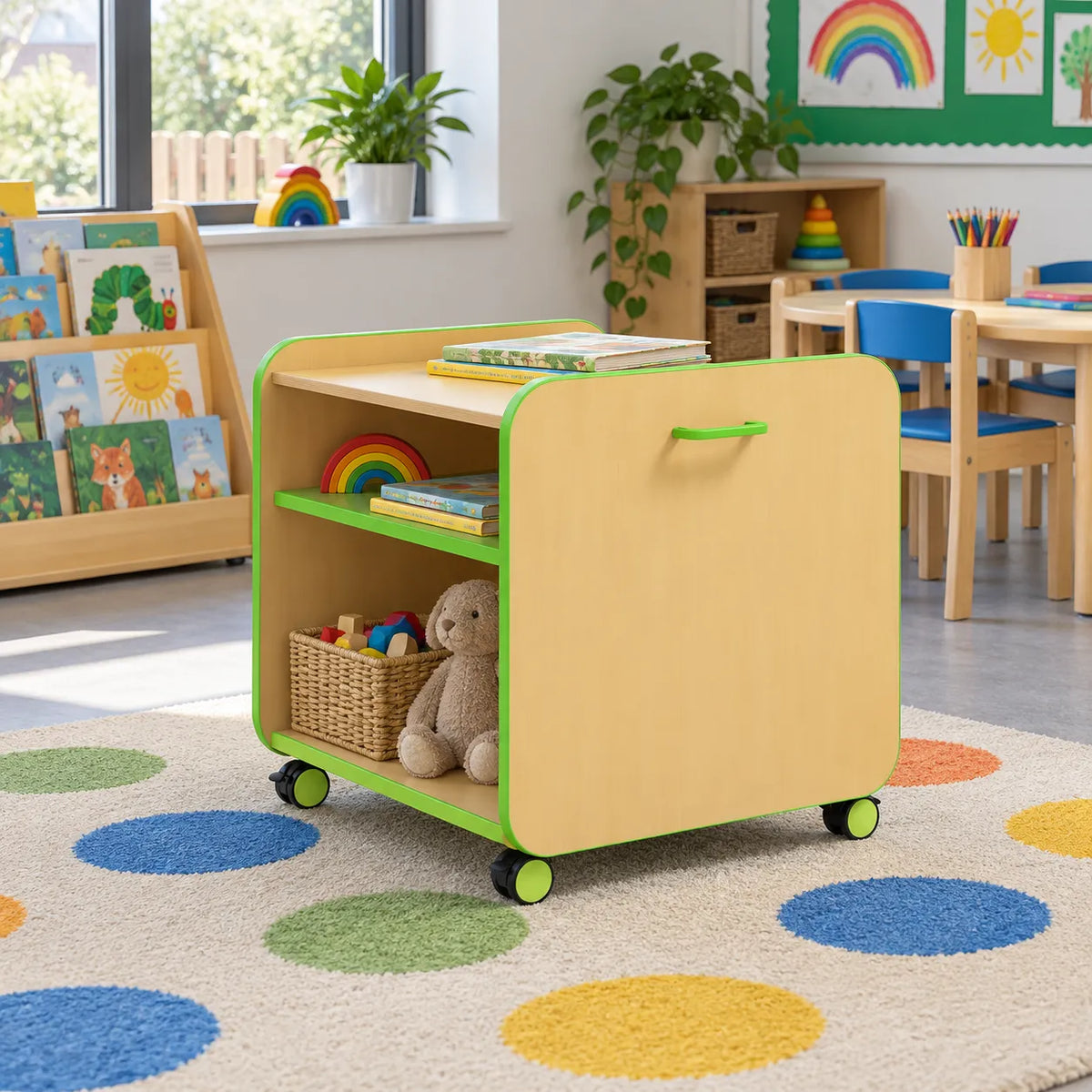 Pull Out Block Beam Single Pull Out Storage Unit,Book storage unit,classroom book ...