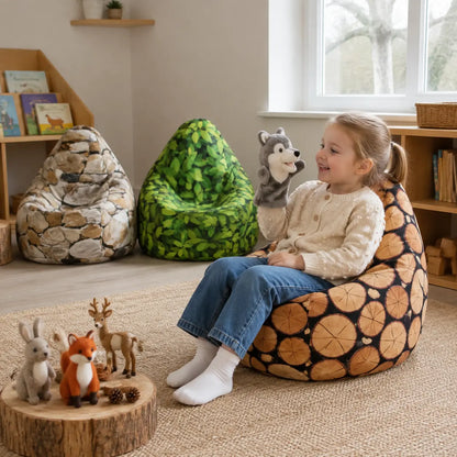 Nature Bean Bag Chair nursery lifestyle 4