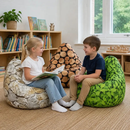 Nature Bean Bag Chair nursery lifestyle 5