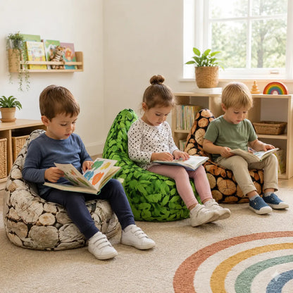 Nature Bean Bag Chair nursery lifestyle 1