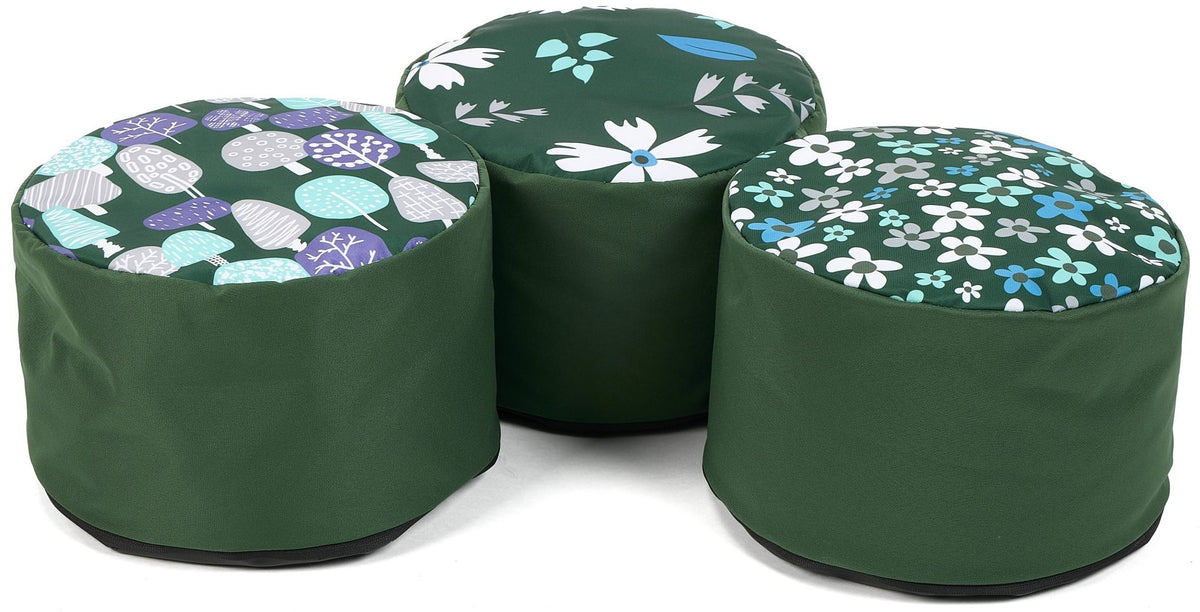 IndoorOut Beany Buffets Forest/Green