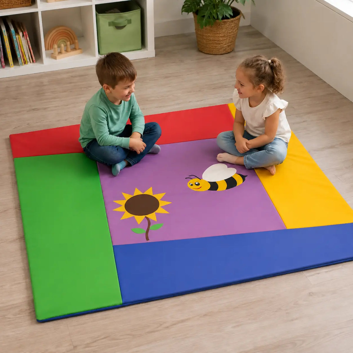 Bee Nursery Floor Mat lifestyle image 5