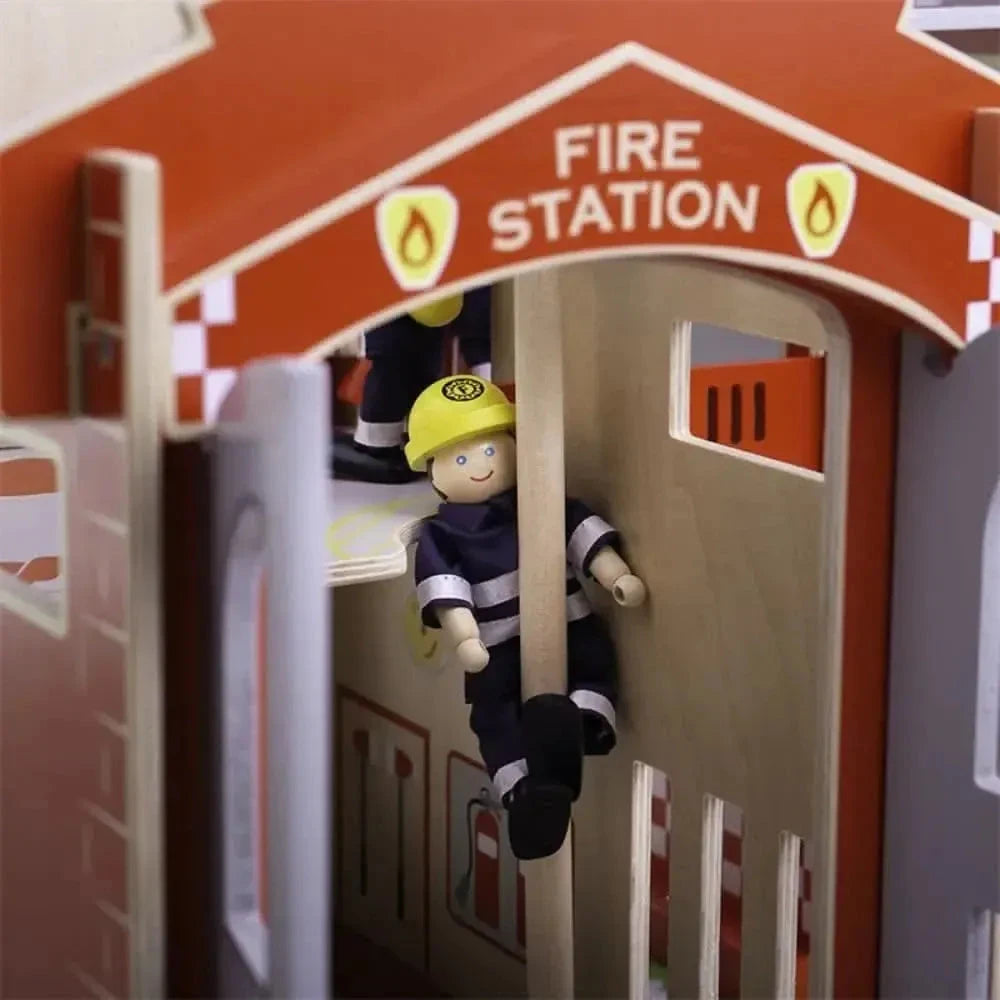Bigjigs City Fire Station-Bigjigs City Fire Station