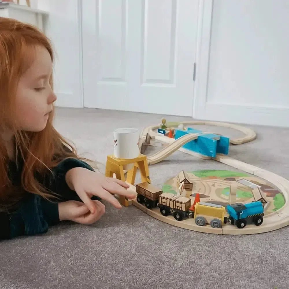 Bigjigs Construction Train Set-Bigjigs Construction Train Set