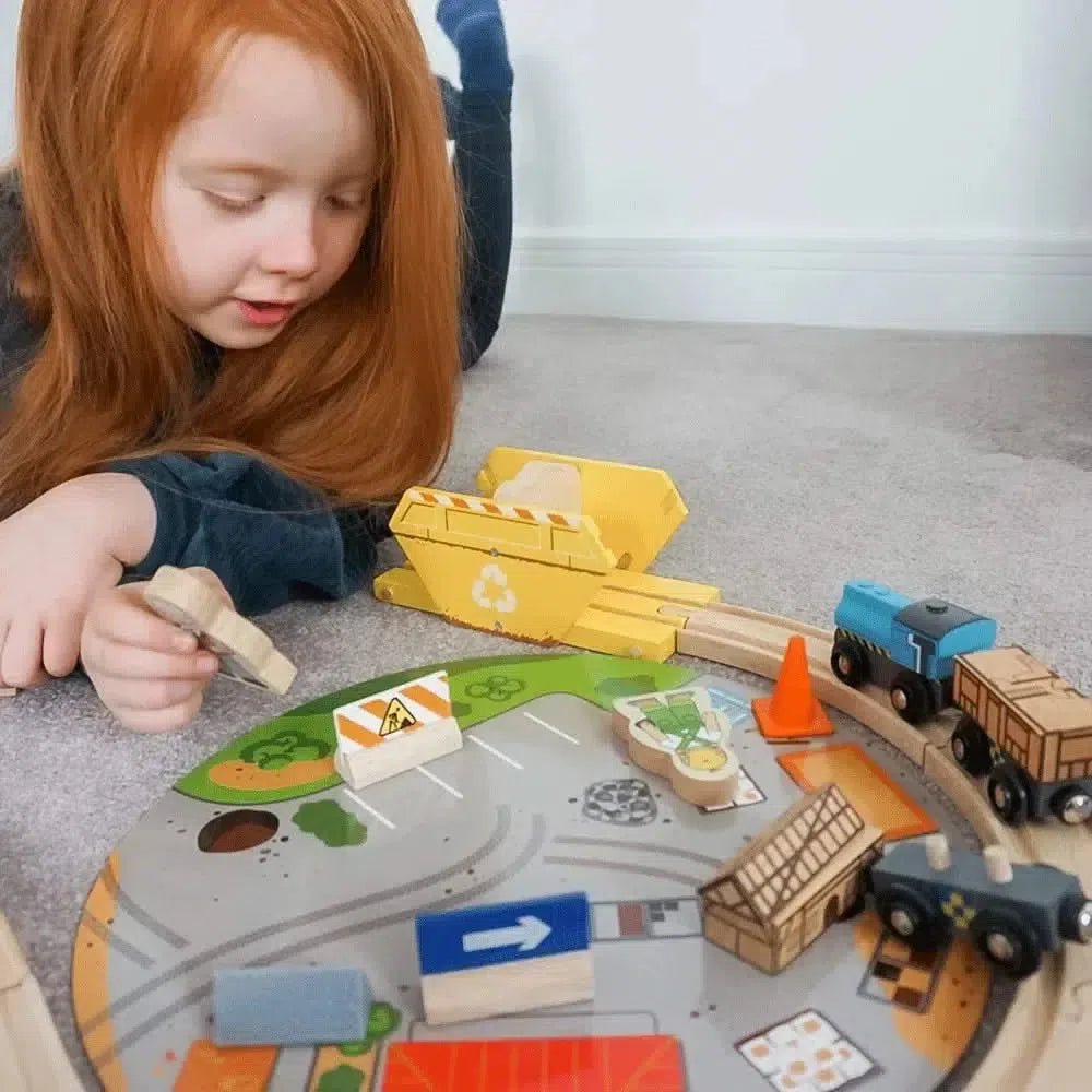 Bigjigs Construction Train Set-Bigjigs Construction Train Set