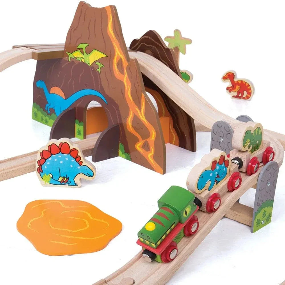 Bigjigs Dinosaur Railway Set-Bigjigs Dinosaur Railway Set