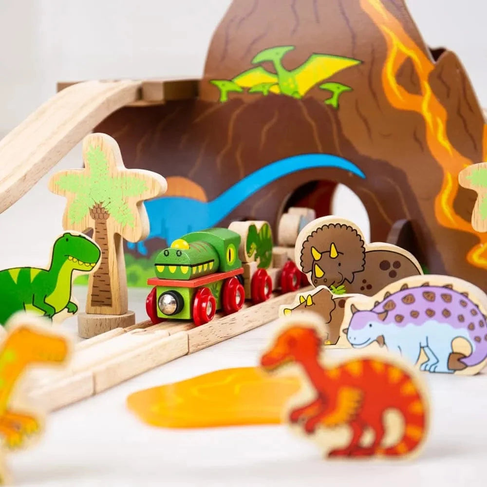 Bigjigs Dinosaur Railway Set-Bigjigs Dinosaur Railway Set