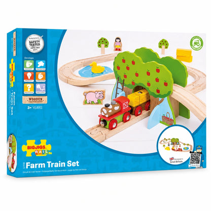 Bigjigs Farm Train Set-Bigjigs Farm Train Set