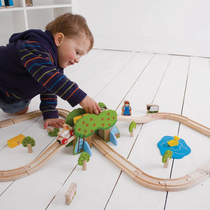 Bigjigs Farm Train Set-Bigjigs Farm Train Set