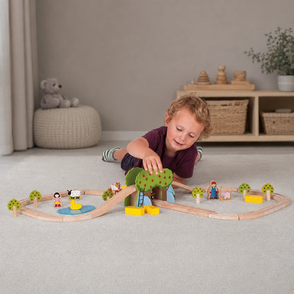 Bigjigs Farm Train Set-Bigjigs Farm Train Set
