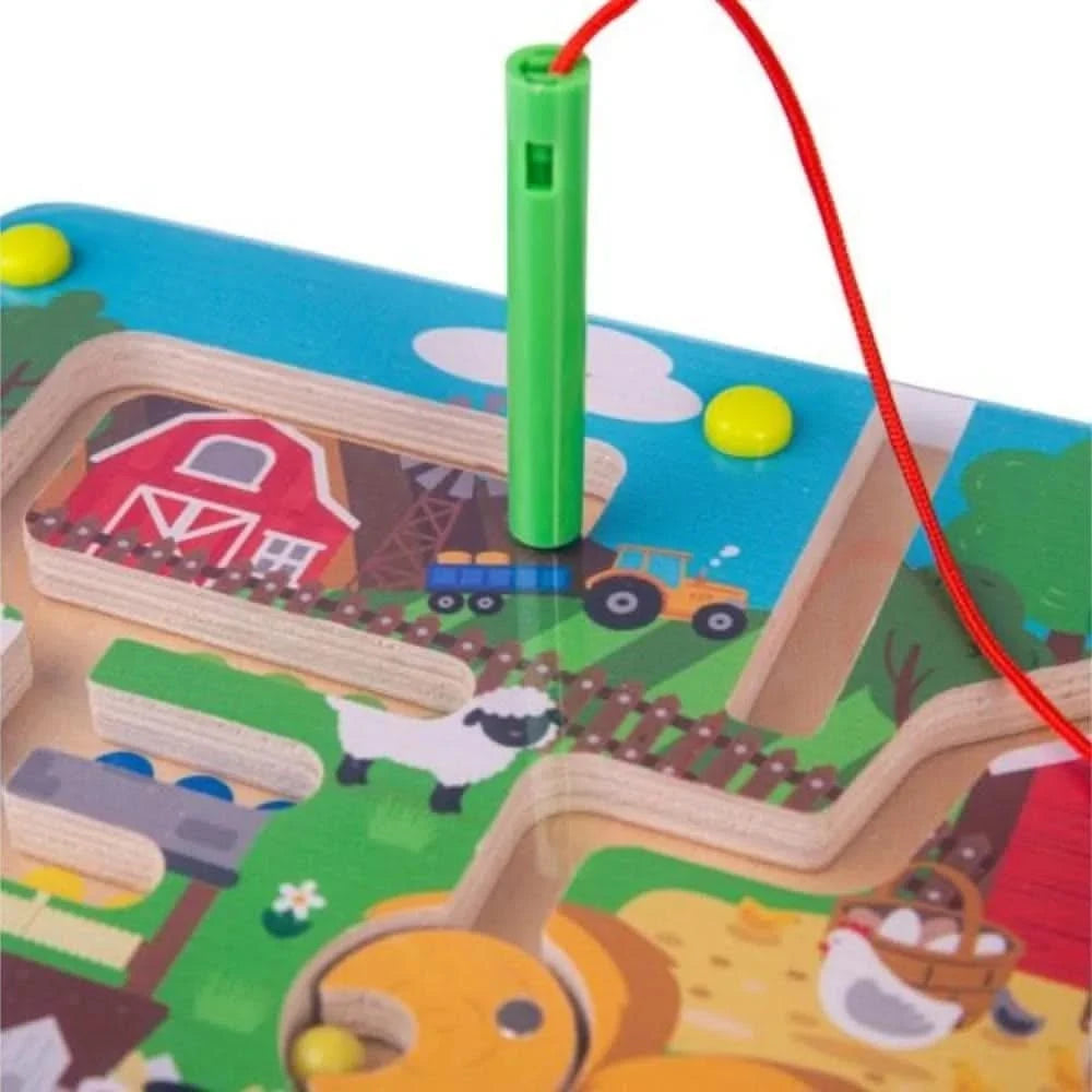 Bigjigs Farmyard Maze Puzzle-Bigjigs Farmyard Maze Puzzle