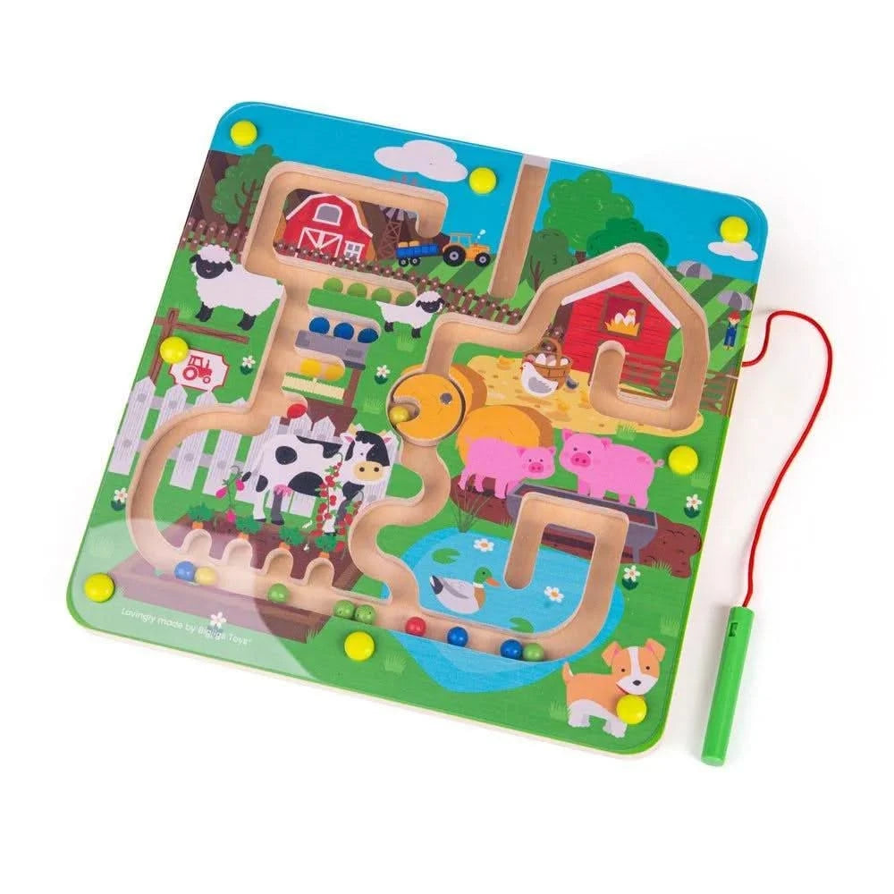 Bigjigs Farmyard Maze Puzzle-Bigjigs Farmyard Maze Puzzle