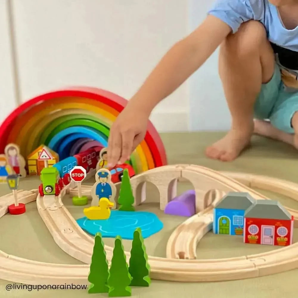 Bigjigs Figure of Eight Train Set-Bigjigs Figure of Eight Train Set