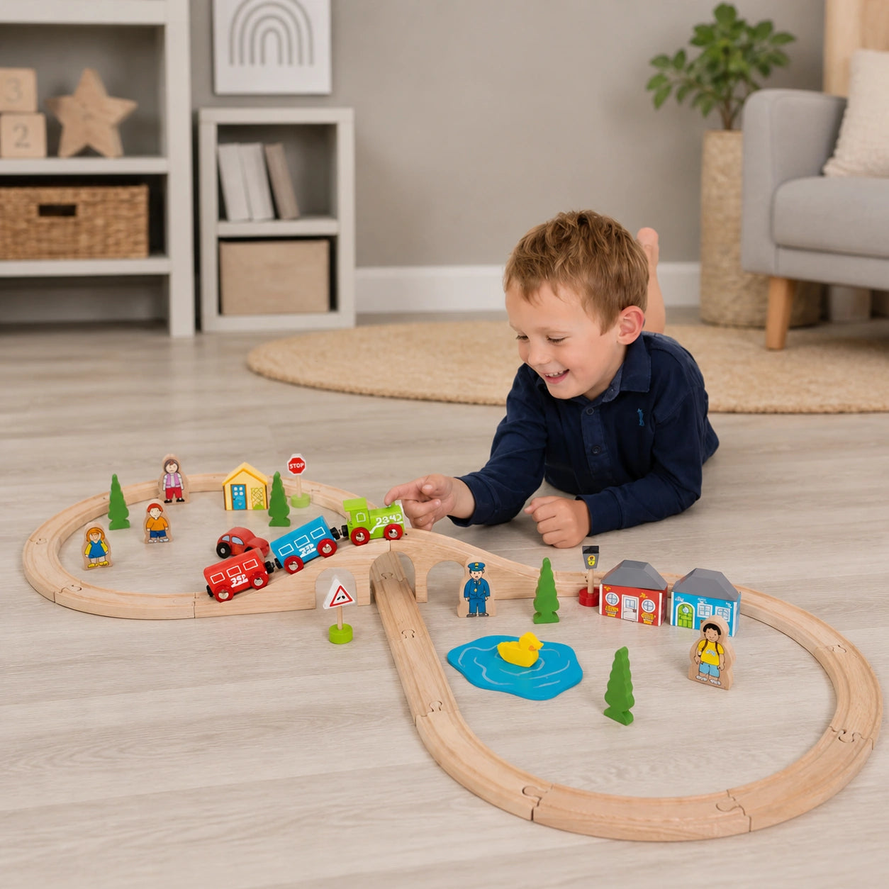 Bigjigs Figure of Eight Train Set-Bigjigs Figure of Eight Train Set