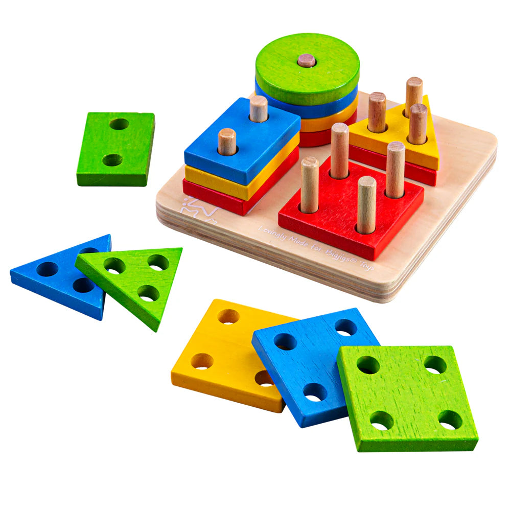 Bigjigs First Four Shape Sorter-Bigjigs First Four Shape Sorter