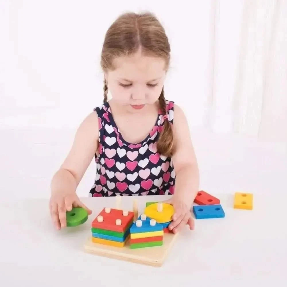 Bigjigs First Four Shape Sorter-Bigjigs First Four Shape Sorter